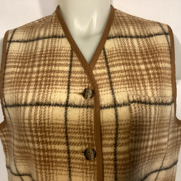 Jones New York sport womens wool blend vest size medium made in USA - Picture 2 of 10